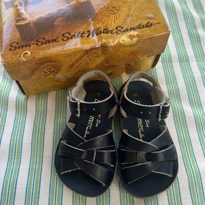 Baby Navy Sun-San Salt Water Sandals